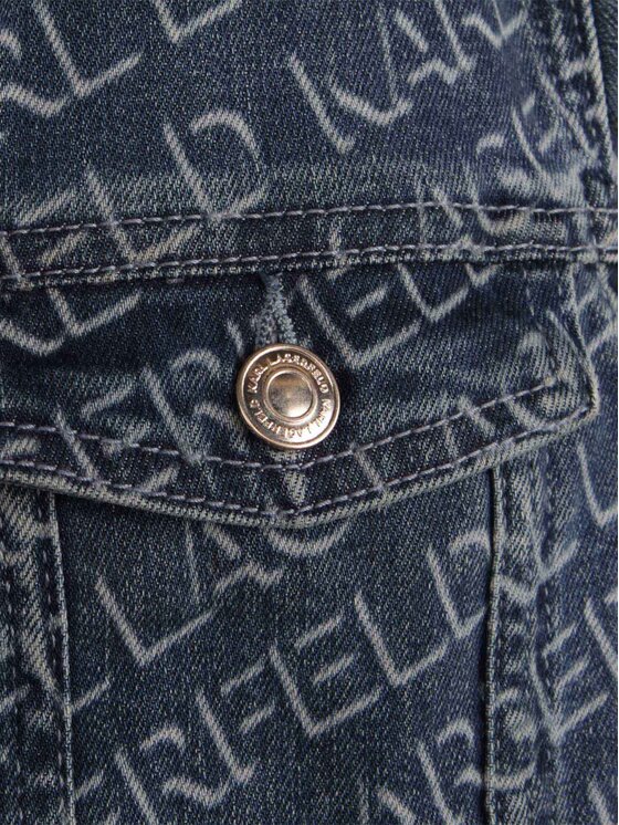 Karl Lagerfeld Kids Karl Lagerfeld Kids Jeans jakna Z26101 S Mornarsko modra Regular Fit