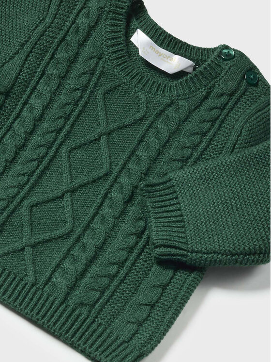 Mayoral Mayoral Sweter 2.306 Zielony Regular Fit