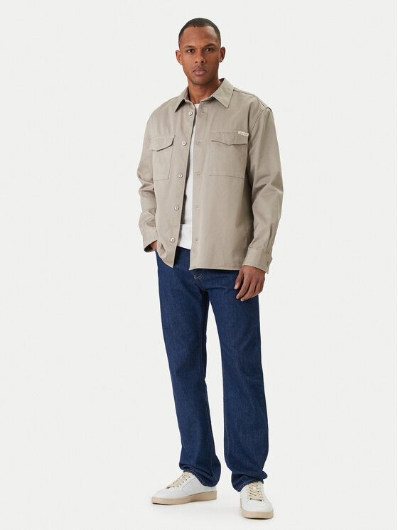 Calvin Klein Jeans Calvin Klein Jeans Cămașă Utility LV04RF408G Bej Relaxed Fit