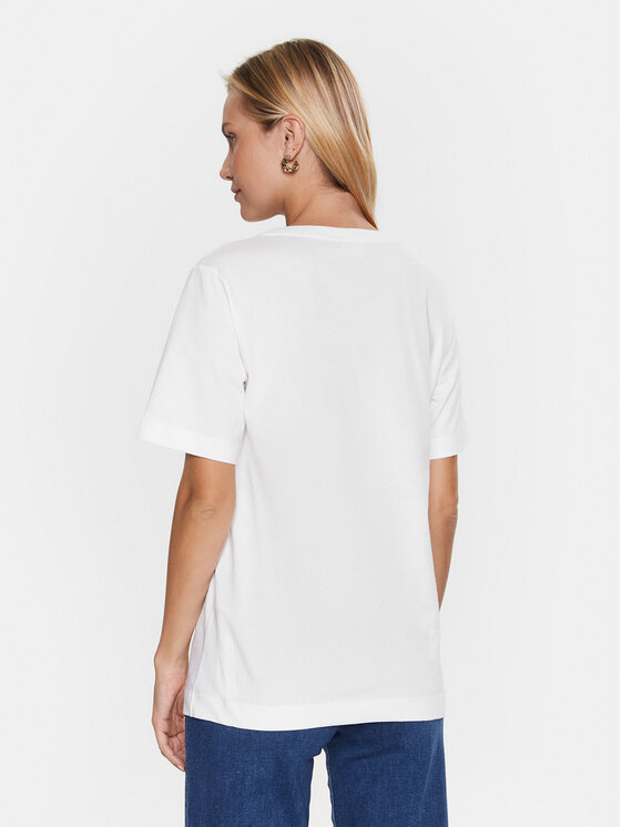 Liu Jo Sport Liu Jo Sport T-krekls TA3188 JS923 Balts Regular Fit