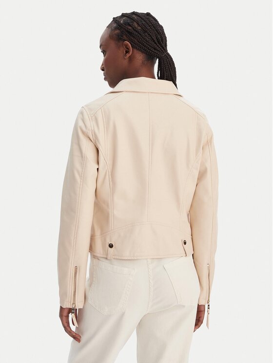 Rinascimento Rinascimento Яке от имитация на кожа CFC0124666003 Бежов Regular Fit