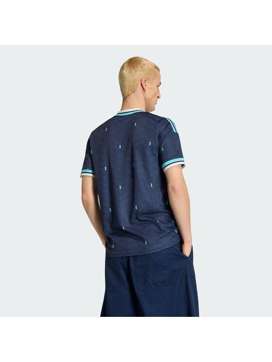 adidas adidas Koszulka techniczna 161856 Niebieski jasny Slim Fit