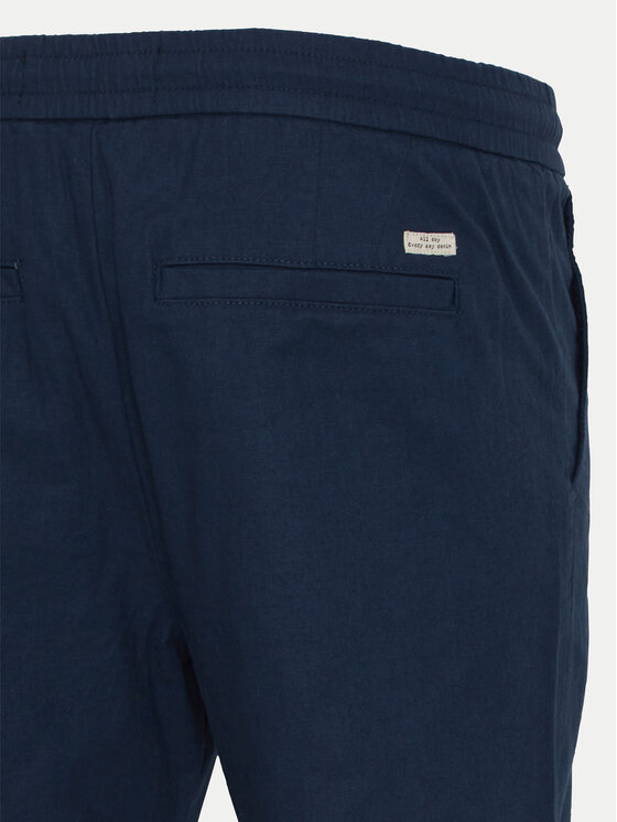 Blend Blend Szövet nadrág 20716614 Sötétkék Straight Fit