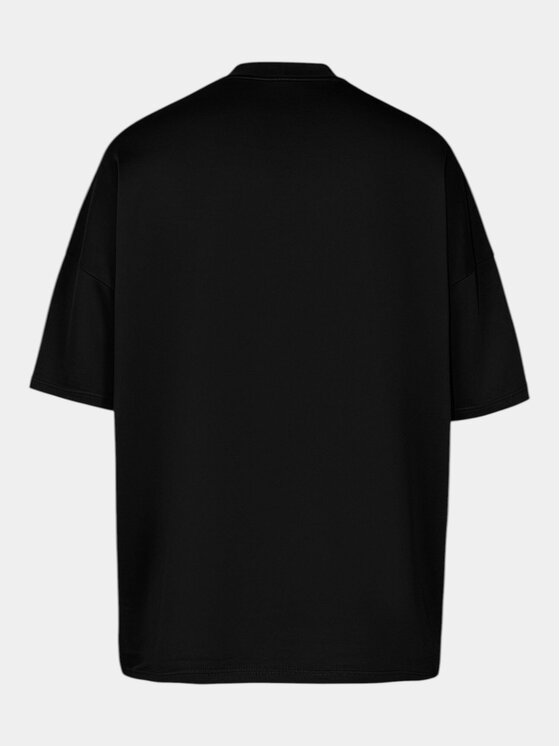 MADE BY SOCIETY MADE BY SOCIETY T-Shirt Tricou PYROCLAST - T17348 Czarny Basic Fit