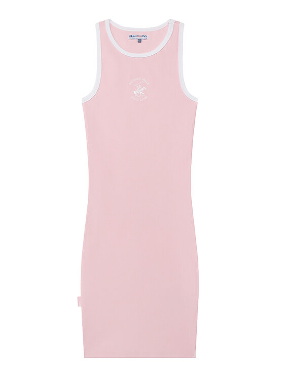 Beverly Hills Polo Club Beverly Hills Polo Club Igapäevane kleit W126-BHGDS-1059-13X Heleроosa Slim Fit