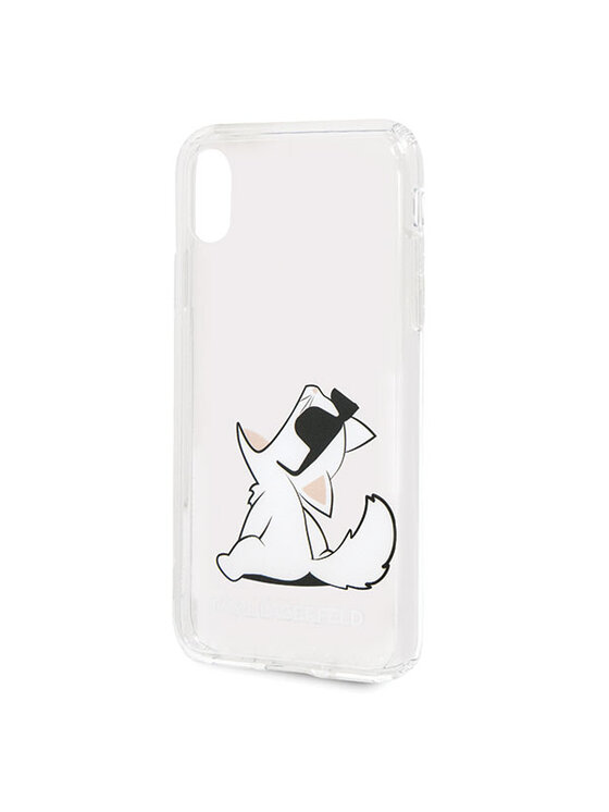 KARL LAGERFELD KARL LAGERFELD Etui na telefon iPhone X/ Xs Przezroczysty