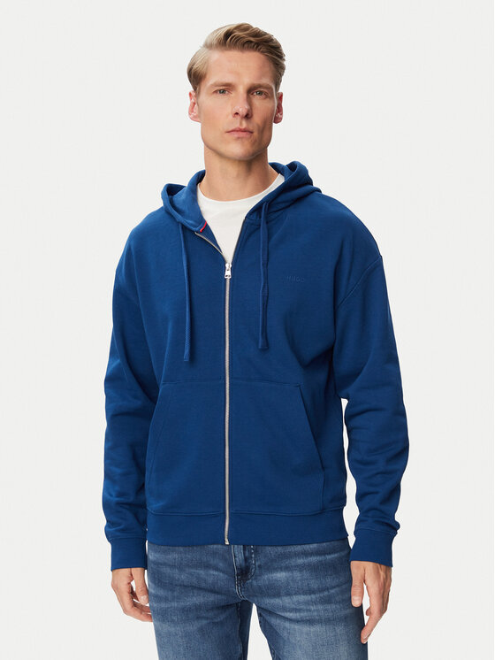 HUGO Hanorac Dapozip 50548651 Albastru Relaxed Fit