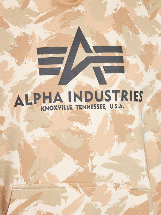 Alpha Industries Alpha Industries Bluza Basic 178312C Beżowy Regular Fit
