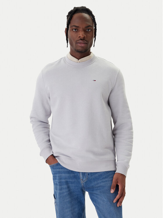 Tommy Jeans Tommy Jeans Mikina DM0DM20741 Šedá Regular Fit