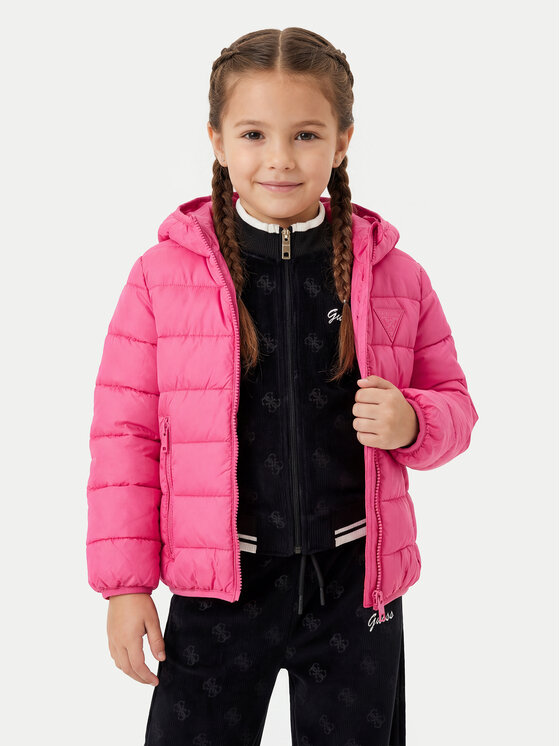 Guess Guess Daunenjacke H4BT03 WCFM0 Rosa Regular Fit