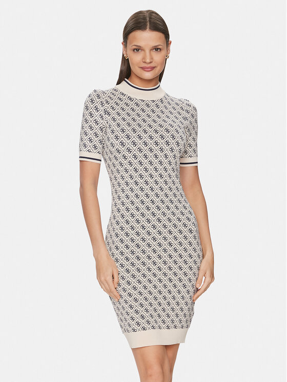 Guess Guess Igapäevane kleit W3YK39 Z37K0 Ekrüüvärv Bodycon Fit