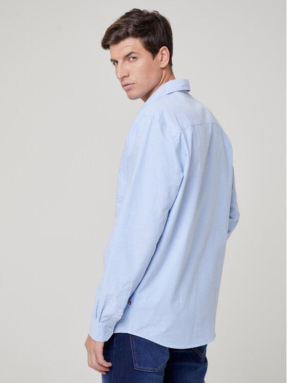 BIG STAR BIG STAR Koszula trixi_400 Niebieski Basic Fit