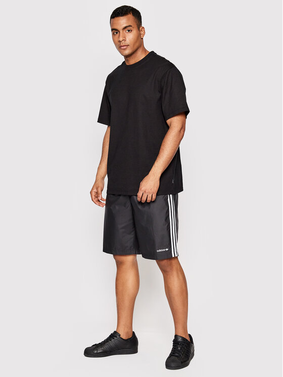adidas adidas Szorty kąpielowe Graphic Common Memory HC7125 Czarny Regular Fit