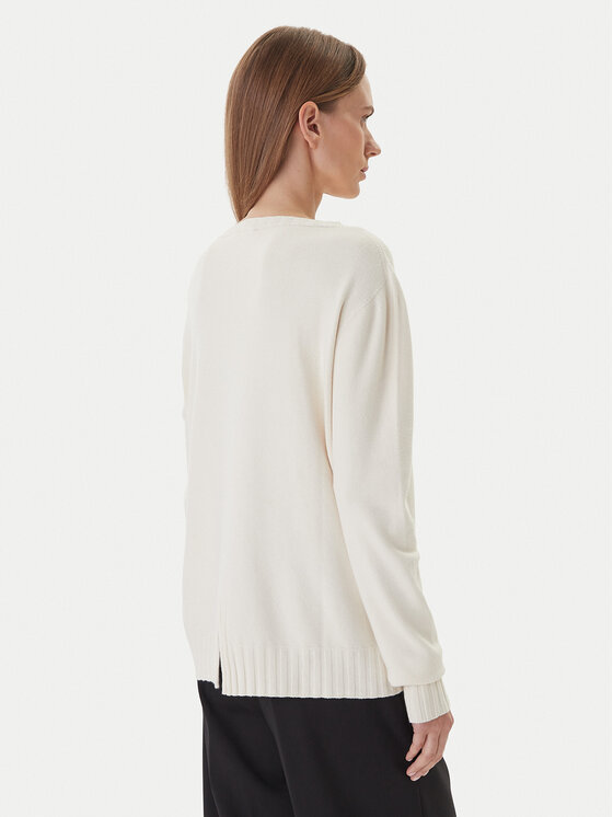 Kontatto Kontatto Maglione 3M0808C Écru Relaxed Fit
