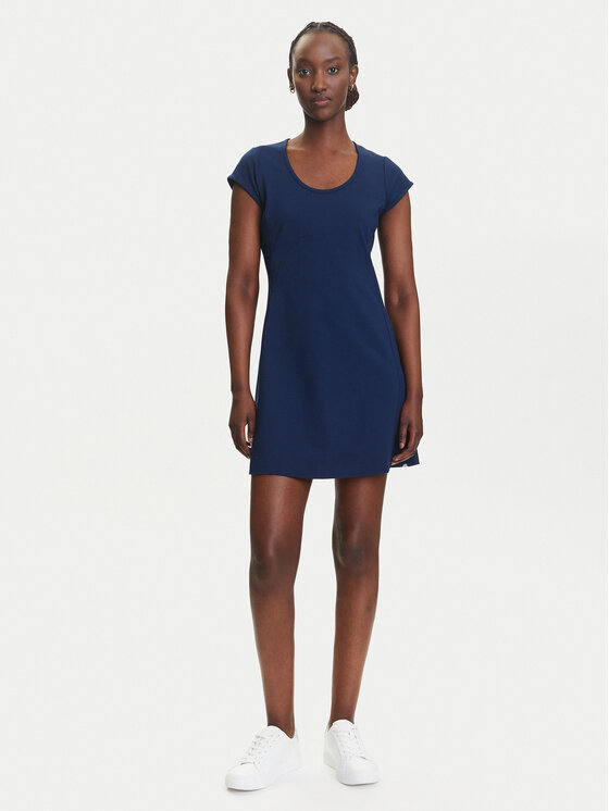 Calvin Klein Jeans Calvin Klein Jeans Kleid für den Alltag LV047C238G Dunkelblau Slim Fit