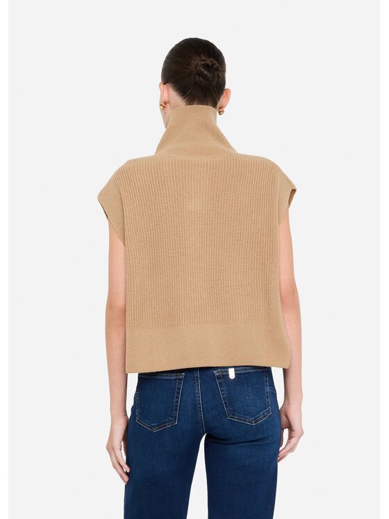 Liu Jo Liu Jo Maglione MF5058MS009L9007 Beige Regular Fit