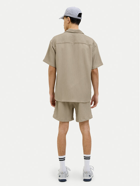 Jack & Jones Jack & Jones Bavlnené šortky Jaiden 12269672 Béžová Relaxed Fit
