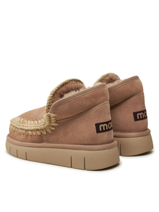 Mou Mou Μπότες Χιονιού Eskimo Bounce Sneaker FW531009A Μπεζ