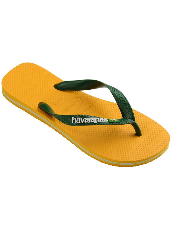 Havaianas Havaianas Σαγιονάρες HAVAIANAS Infradito Donna Hav. Brasil logo 4110850.1740 Giallo Κίτρινο