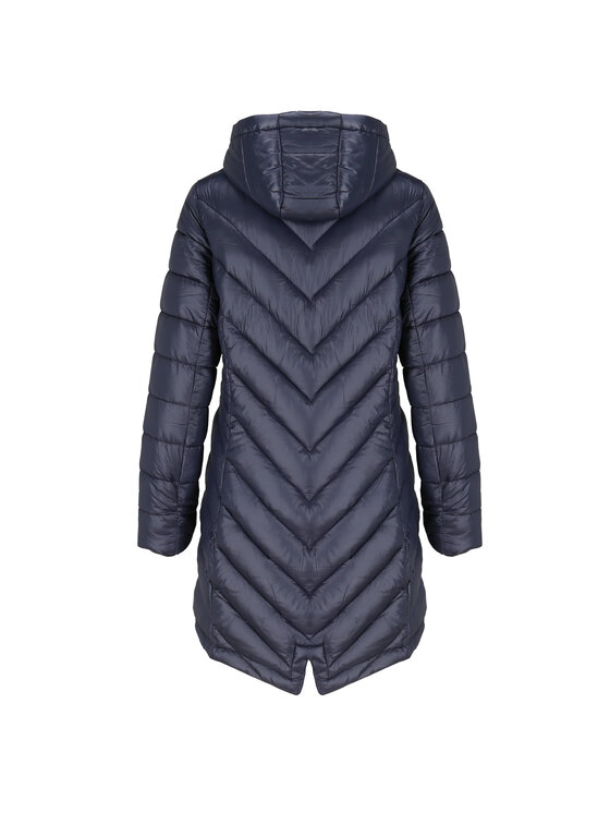 Perso Perso Prechodný kabát pikowana przejściowa Tmavomodrá Slim Fit