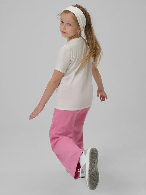 4F 4F T-Shirt 4FJRSS26TTSHF3455-11S Biały Regular Fit