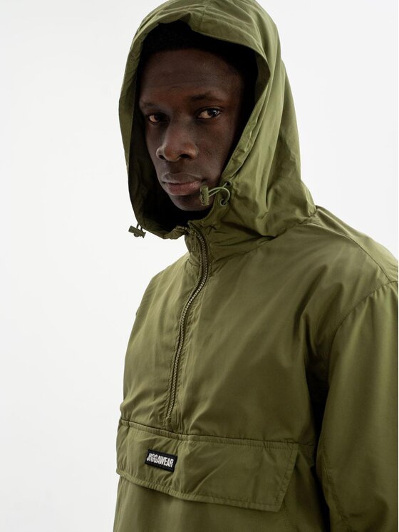 Jigga Wear Jigga Wear Kurtka przejściowa Kurtka Kangurka Męska Oliwkowa Jigga Wear Stripe Name Kangaroo M Khaki Regular Fit