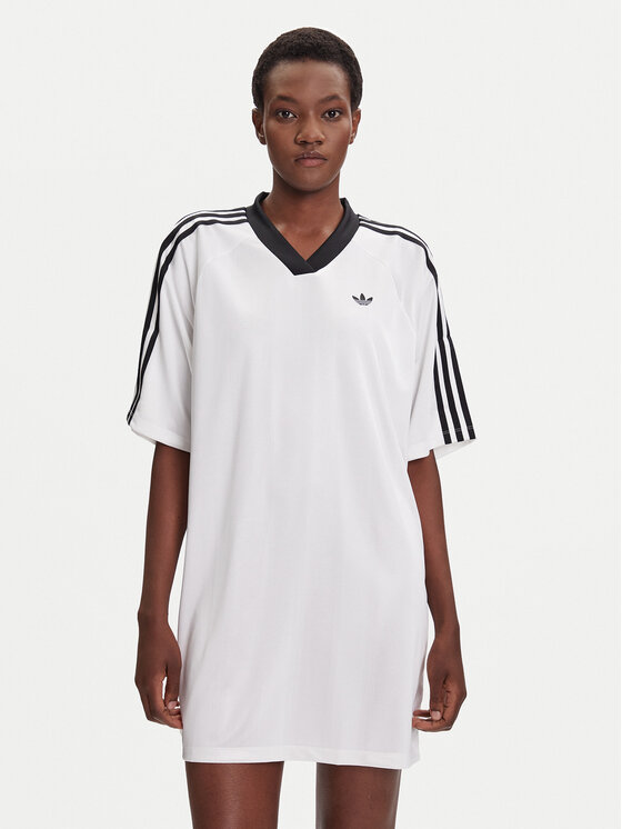 adidas adidas Hétköznapi ruha adicolor Football Jacquard KB8153 Fehér Oversize