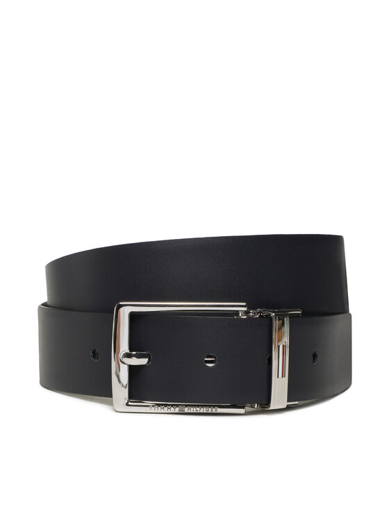 Tommy Hilfiger Tommy Hilfiger Vīriešu josta Business 3.5 Rev AM0AM10676 Melns