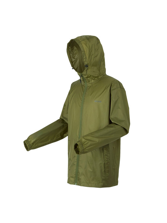 Regatta Regatta Kurtka przeciwdeszczowa Pack It III Zielony Long Fit