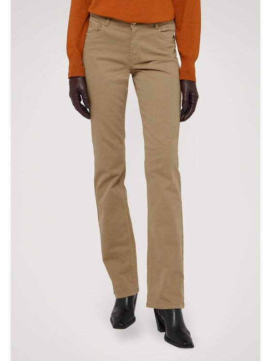 Trussardi Trussardi Pantaloni di tessuto P7019100290N035 Écru Slim Fit