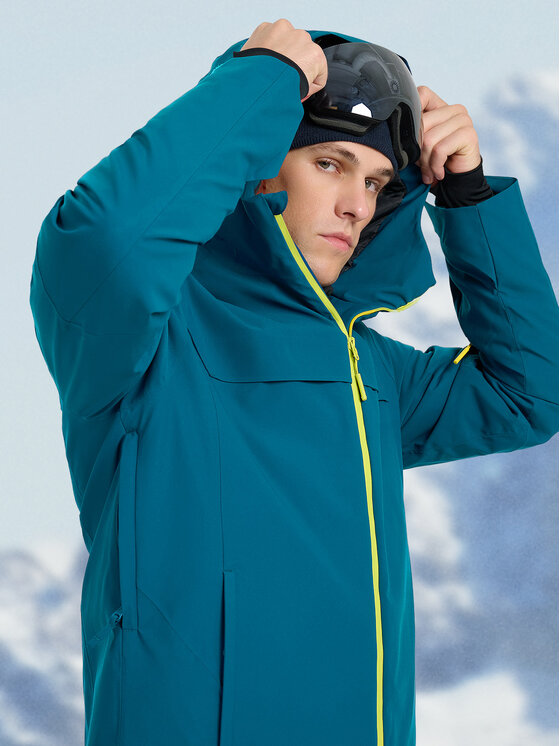4F 4F Kurtka narciarska SKIWEAR Granatowy Regular Fit