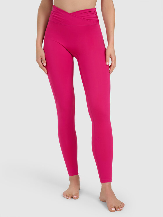 4F 4F Legginsy YOGA Różowy Slim Fit