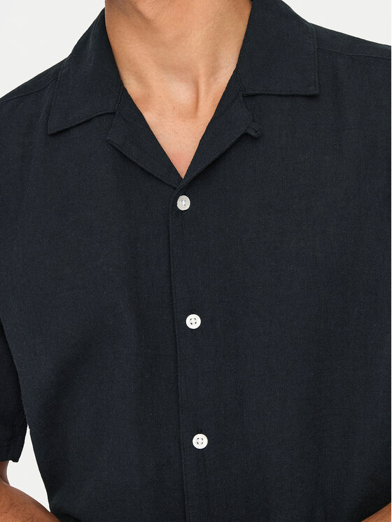 Only & Sons Only & Sons Cămașă Caiden 22025116 Negru Slim Fit