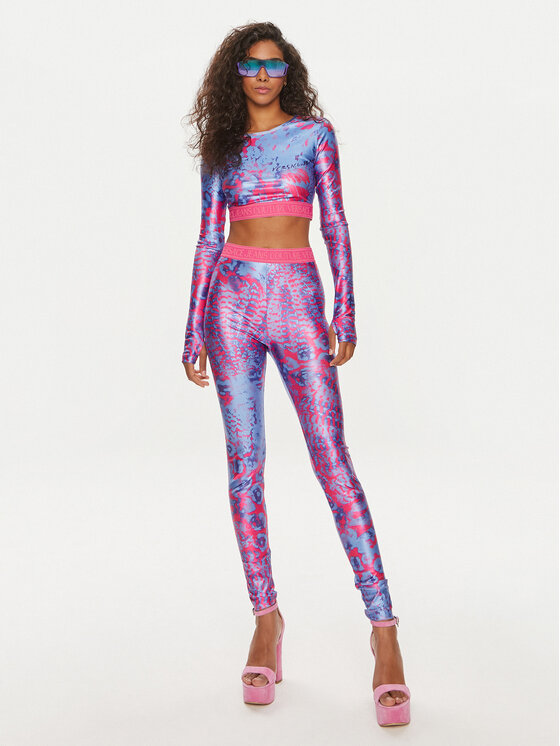Versace Jeans Couture Versace Jeans Couture Colanți 76HAC101 Albastru Skinny Fit