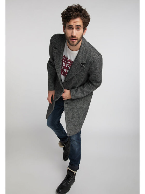 Mustang Mustang Cappotto DAVID SC COAT Grigio Regular Fit