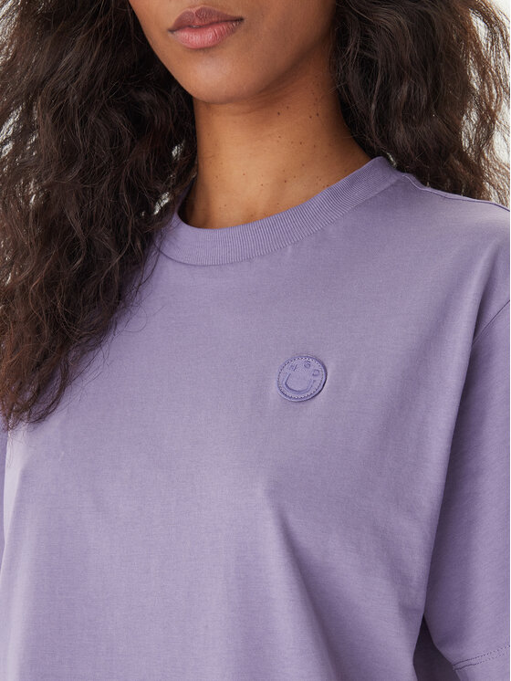 HUGO HUGO T-Shirt Vintage 50518139 Fialová Relaxed Fit