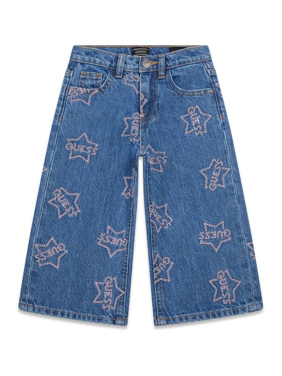 Guess Kids Guess Kids Παντελόνι υφασμάτινο 180109 Μπλε Regular Fit