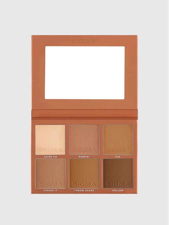 Paleta do konturowania twarzy SIGMA Beauty, Sculpt Highlight & Contour Palette
