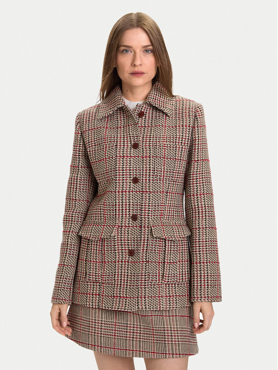 Tommy Hilfiger Tommy Hilfiger Átmeneti kabát Seasonal WW0WW46656 Bézs Slim Fit