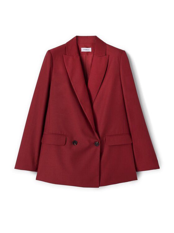 Motivi Motivi Giacca da abito Q732Q000954N036 Bordeaux A-Line Fit