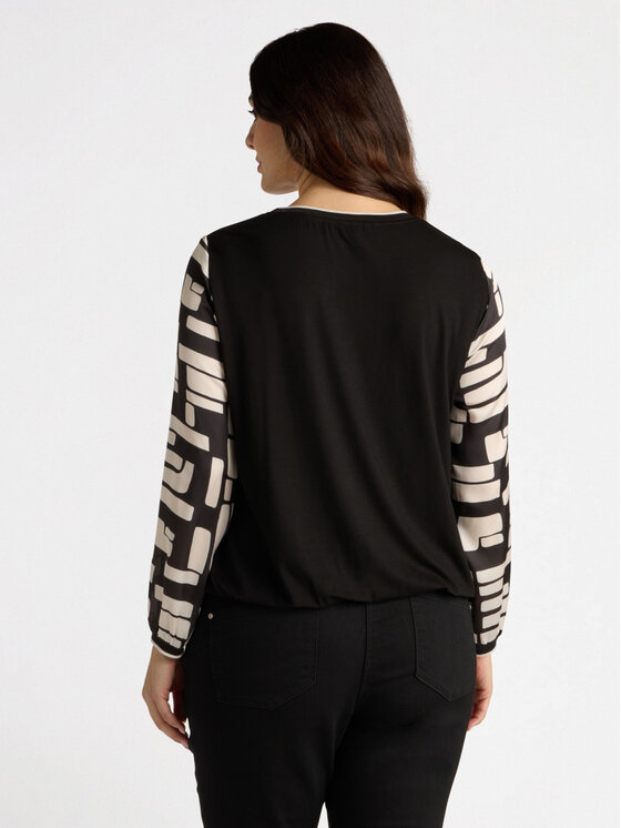 Fiorella Rubino Fiorella Rubino T-shirt G193L008498N0Z3 Nero A-Line Fit