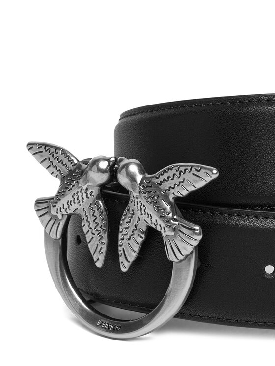 PINKO Pinko Dámsky opasok Love Berry H4 Belt PE 23 PLT01 100120 A0F1 Čierna