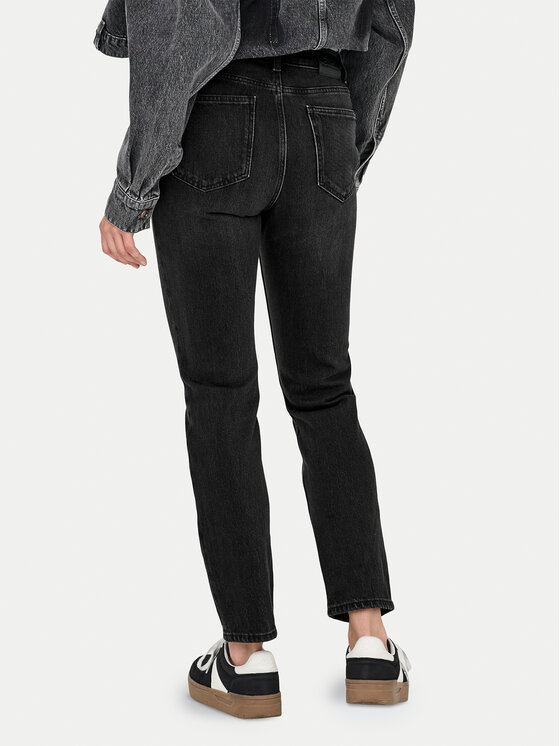 ONLY ONLY Jeansy Emily 15235780 Czarny Straight Fit