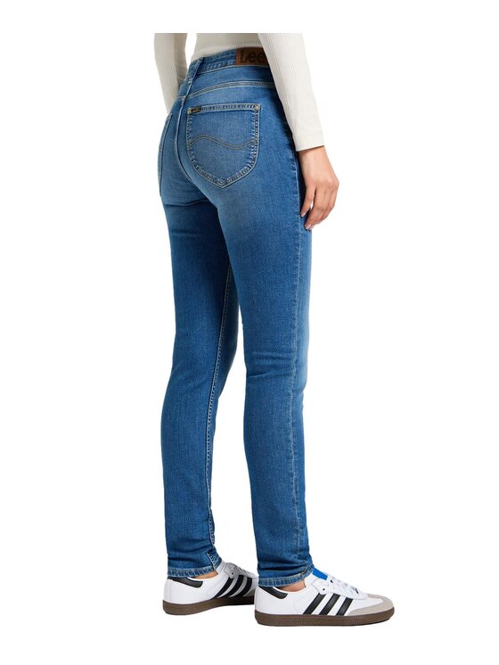 Lee Lee Jeansy 112355545 Niebieski Skinny Fit