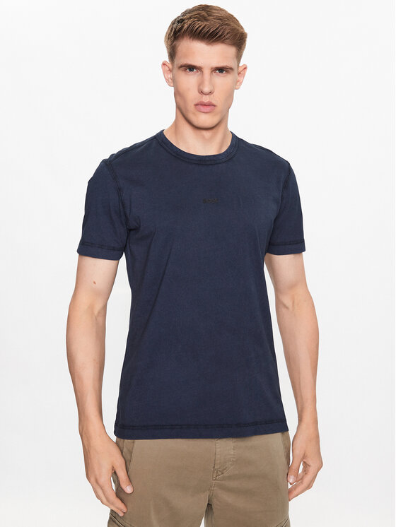BOSS Boss Marškinėliai Tokks 50502173 Tamsiai mėlyna Regular Fit