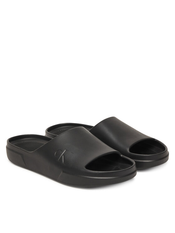 Calvin Klein Calvin Klein Iešļūcenes *J Chunky Slide Onepiece Ru YM0YM01394 Melns