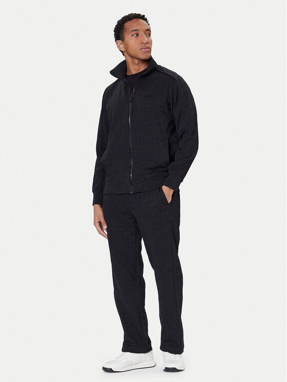 BOSS BOSS Spodnji del trenirke Mirror Long 50549713 Črna Regular Fit