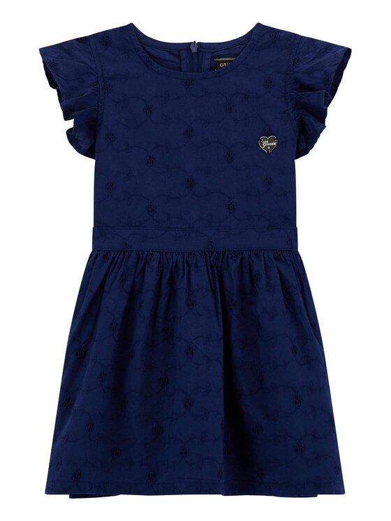 Guess Kids Guess Kids Sukienka 172553 Niebieski Classic Fit