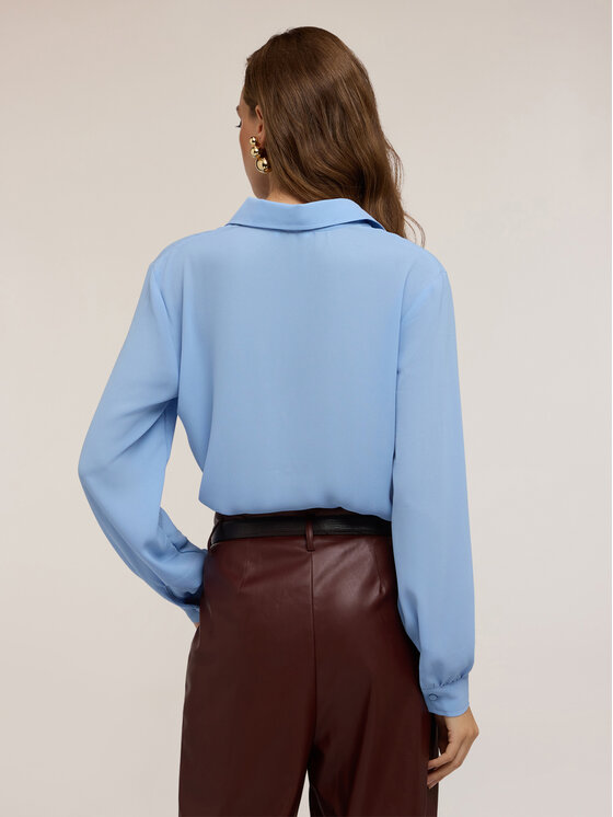 Motivi Motivi Camicia 5192Q200897N004 Turchese Regular Fit