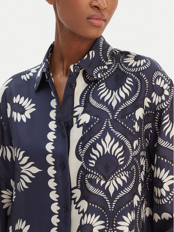 Weekend Max Mara Weekend Max Mara Koszula Lastra 2615191011 Granatowy Relaxed Fit
